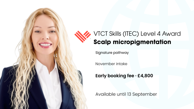 VTCT Skills (ITEC) Level 4 SMP – Signature Pathway
